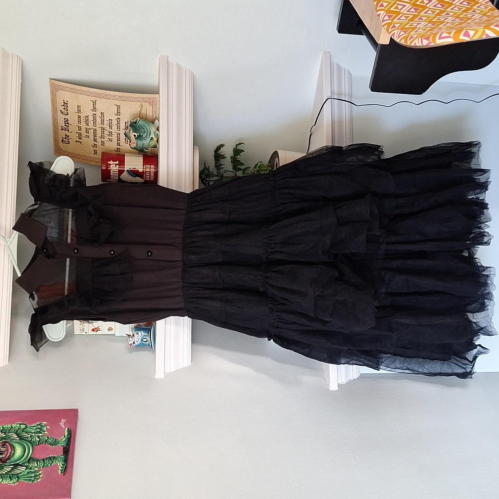Wednesday Addams Ball Gown Cosplay Costume